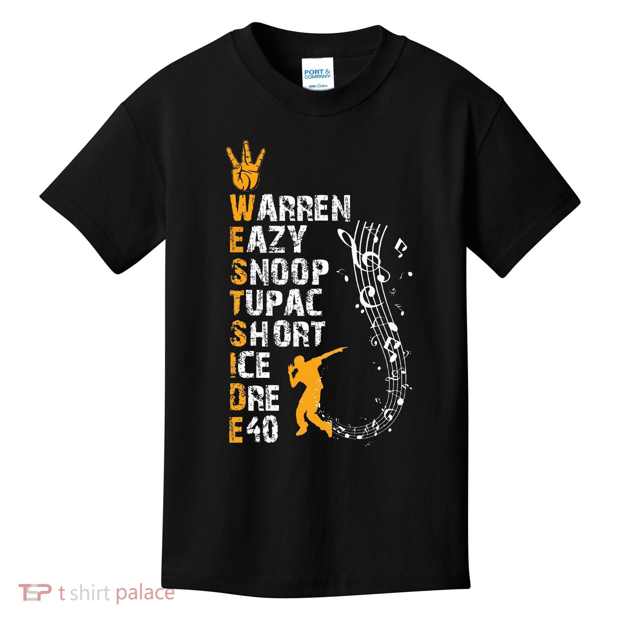 Westside hip hop rap music legends Kids T-Shirt