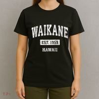 Waikane Hawaii Hi Vintage Sports Established T-Shirt thumb 4