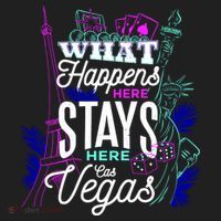 What Happens Here Stays Here Las Vegas NV Vacation Women's Sweatshirt thumb 2