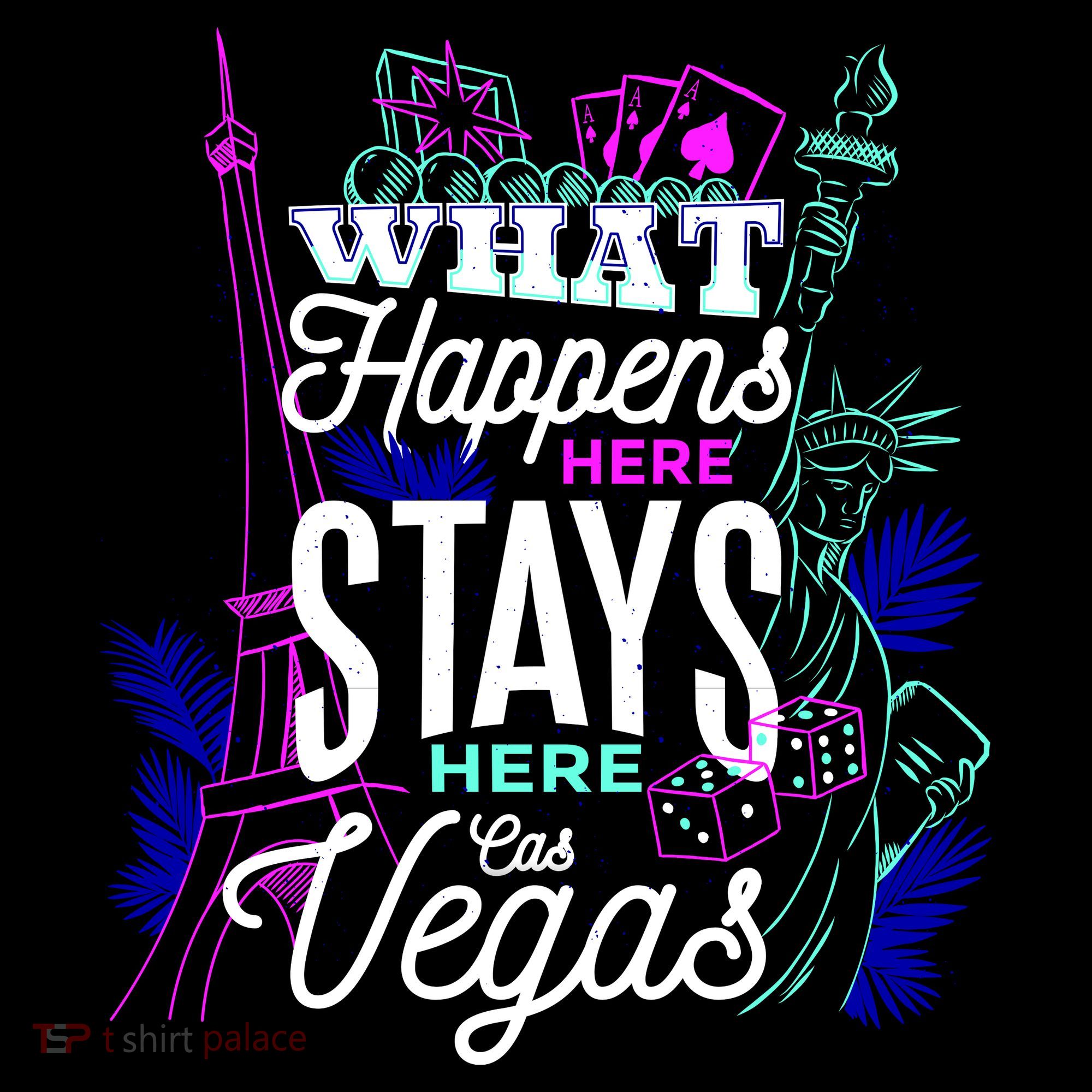 What Happens Here Stays Here Las Vegas NV Vacation Coffee Mug