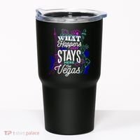 What Happens Here Stays Here Las Vegas NV Vacation Tumbler thumb 0