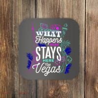 What Happens Here Stays Here Las Vegas NV Vacation Coaster thumb 0