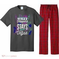 What Happens Here Stays Here Las Vegas NV Vacation Pajama Set thumb 0