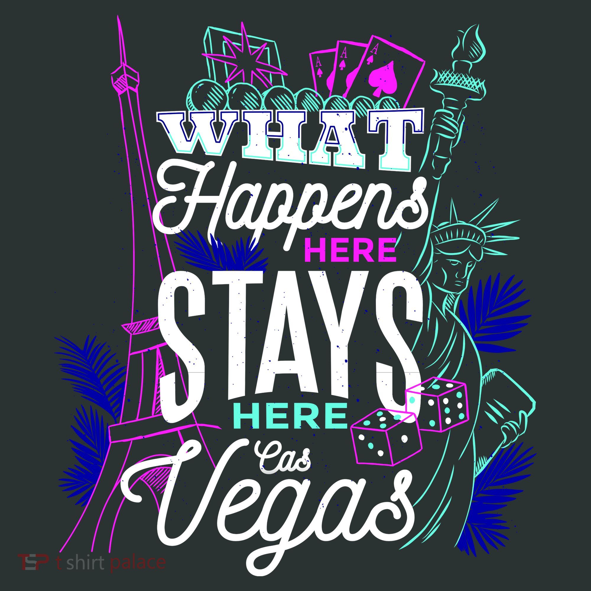 What Happens Here Stays Here Las Vegas NV Vacation Mousepad