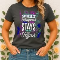 What Happens Here Stays Here Las Vegas NV Vacation Women's T-Shirt thumb 2