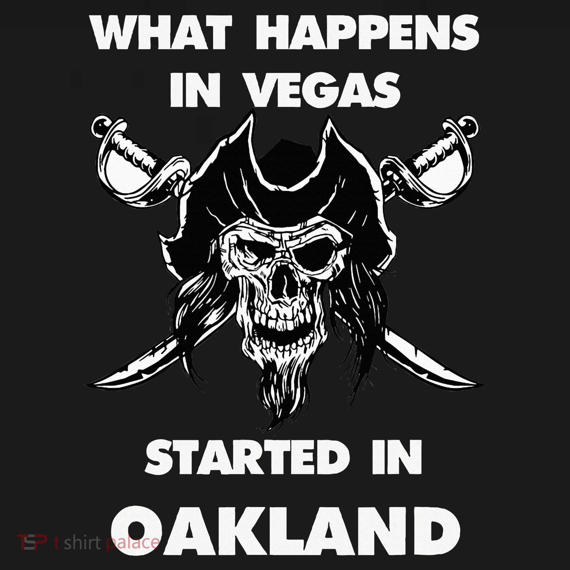What Happens In Vegas Started In Oakland Women's Tank Top