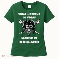 What Happens In Vegas Started In Oakland Women's T-Shirt thumb 0