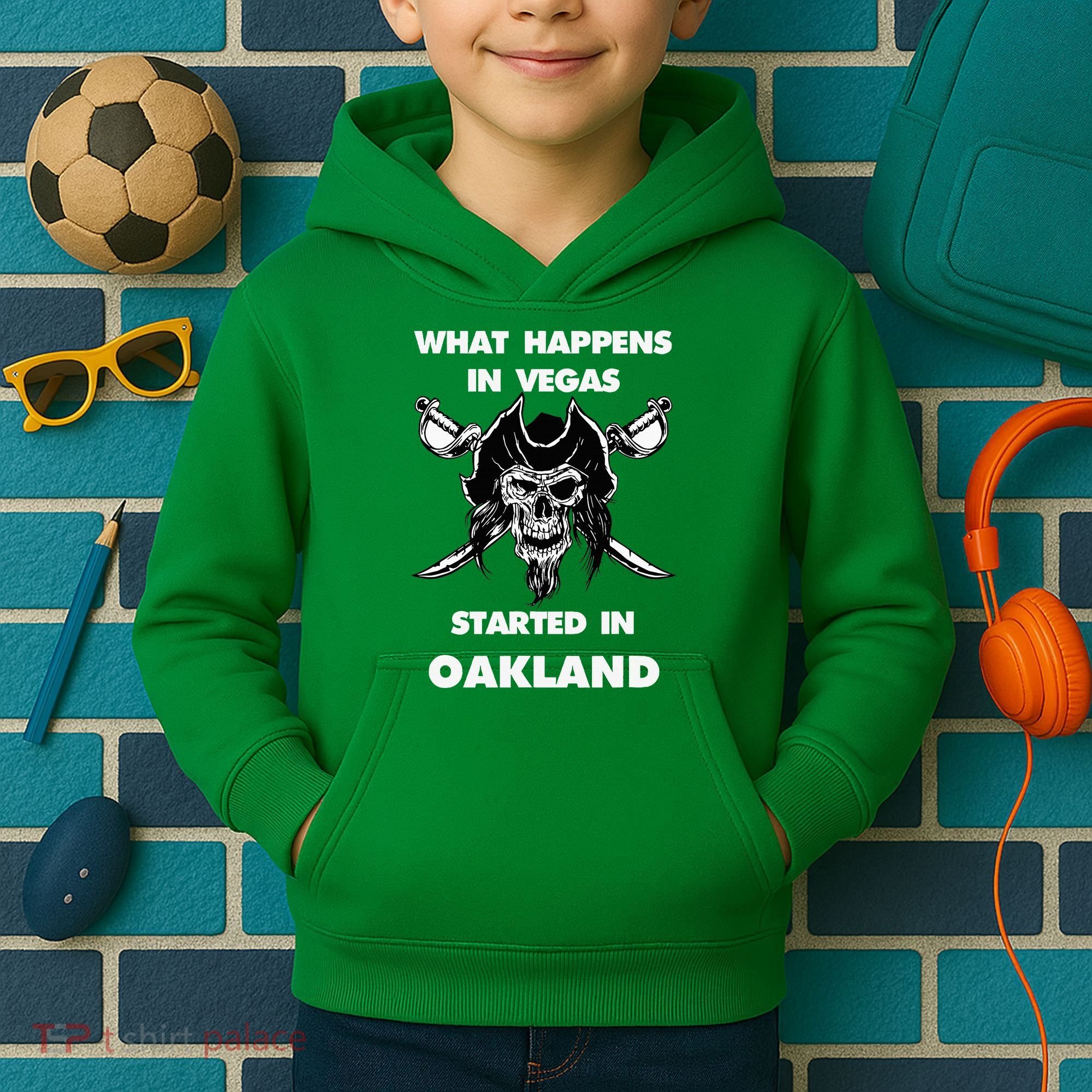 What Happens In Vegas Started In Oakland Kids Hoodie