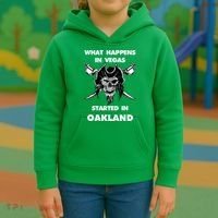 What Happens In Vegas Started In Oakland Kids Hoodie thumb 3