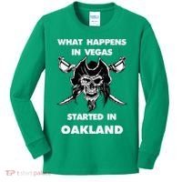What Happens In Vegas Started In Oakland Kids Long Sleeve Shirt thumb 0