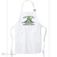 We're Hoping It's A Dinosaur Coming Soon Pregnancy Announcement Apron thumb 0