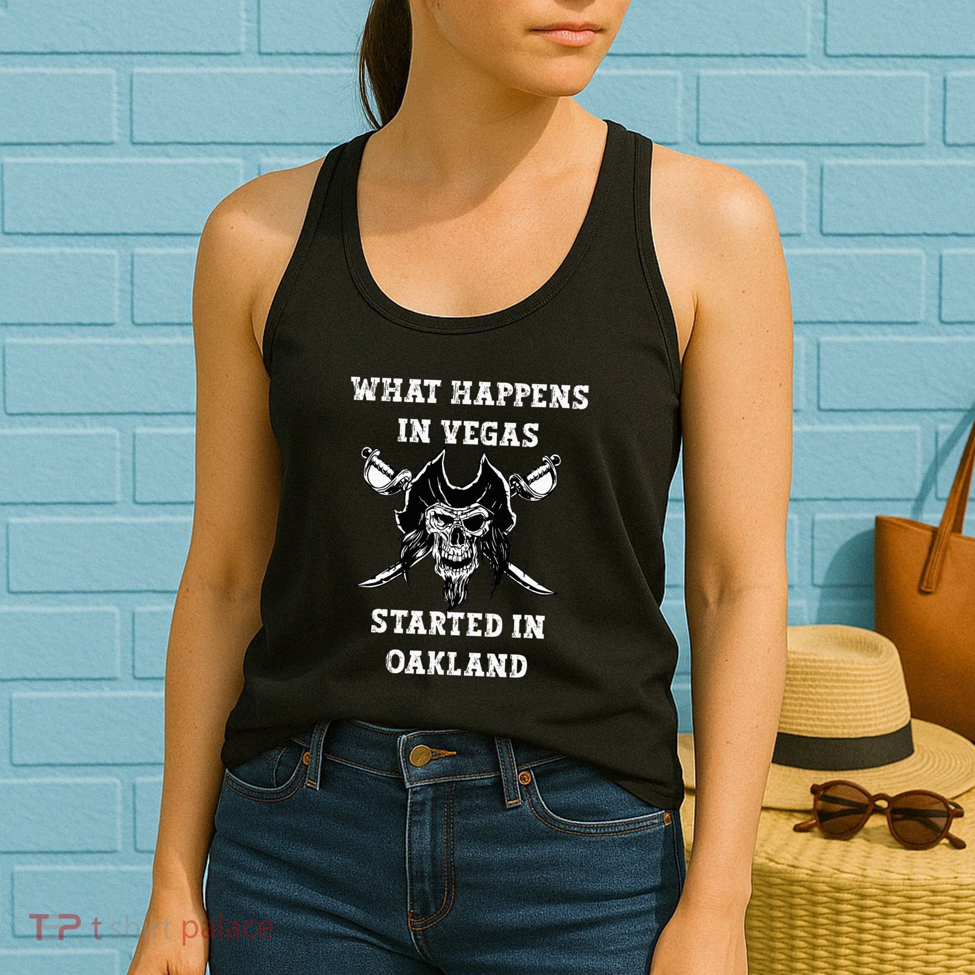 What Happens In Vegas Started In Oak Town Women's Tank Top