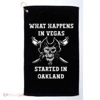 What Happens In Vegas Started In Oak Town Golf Towel thumb 0