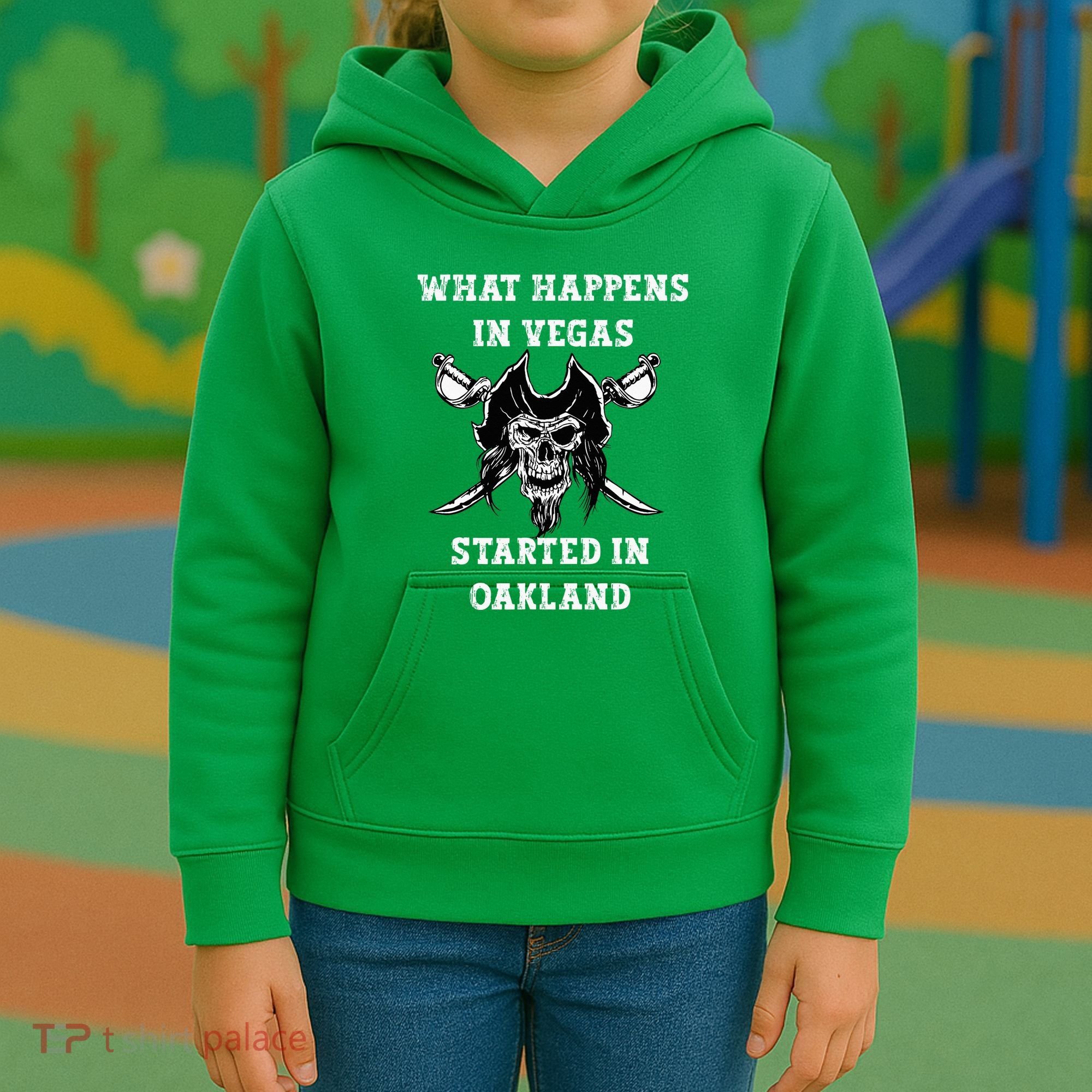 What Happens In Vegas Started In Oak Town Kids Hoodie