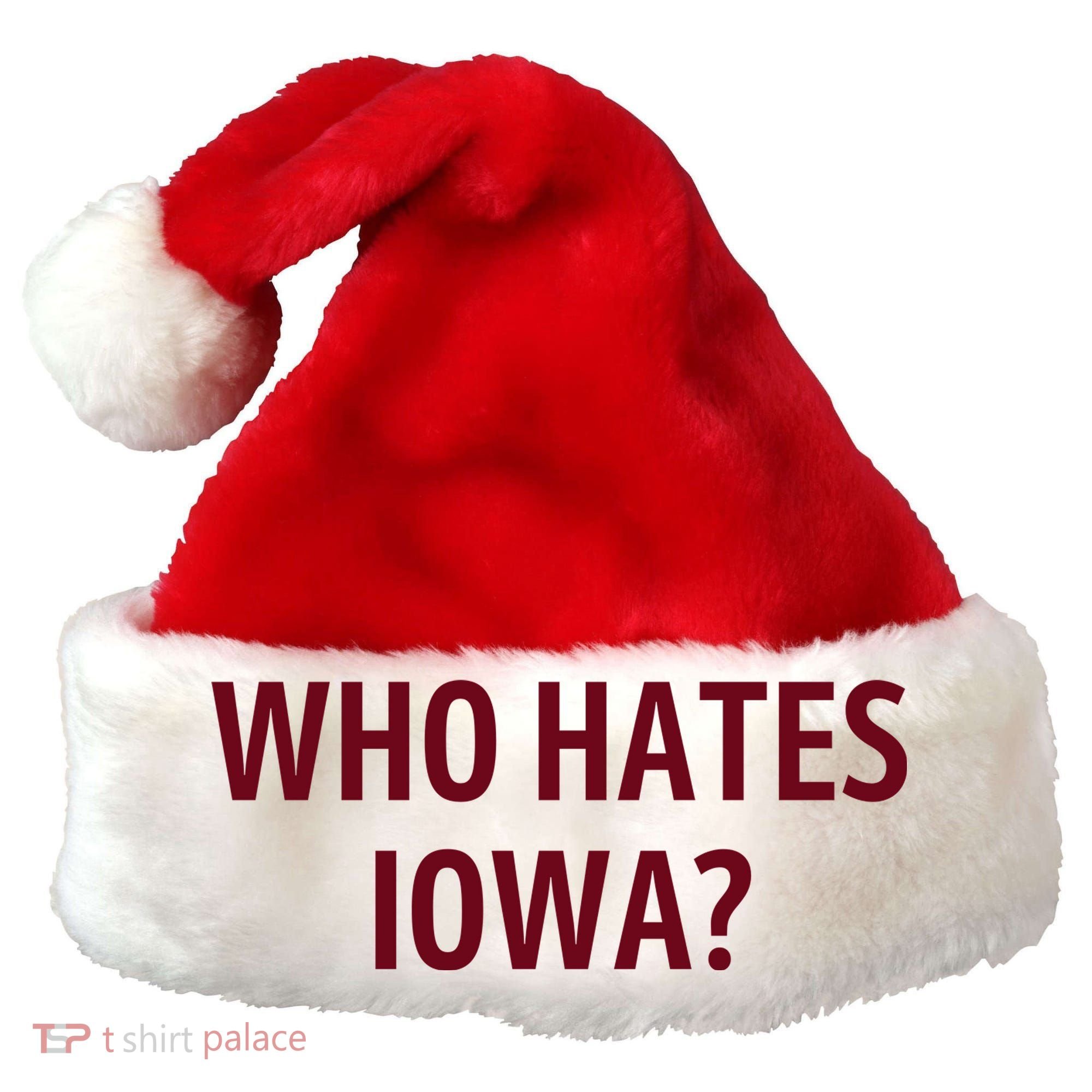 Who Hates Iowa Wehateiowa 00 Classic Santa Hat