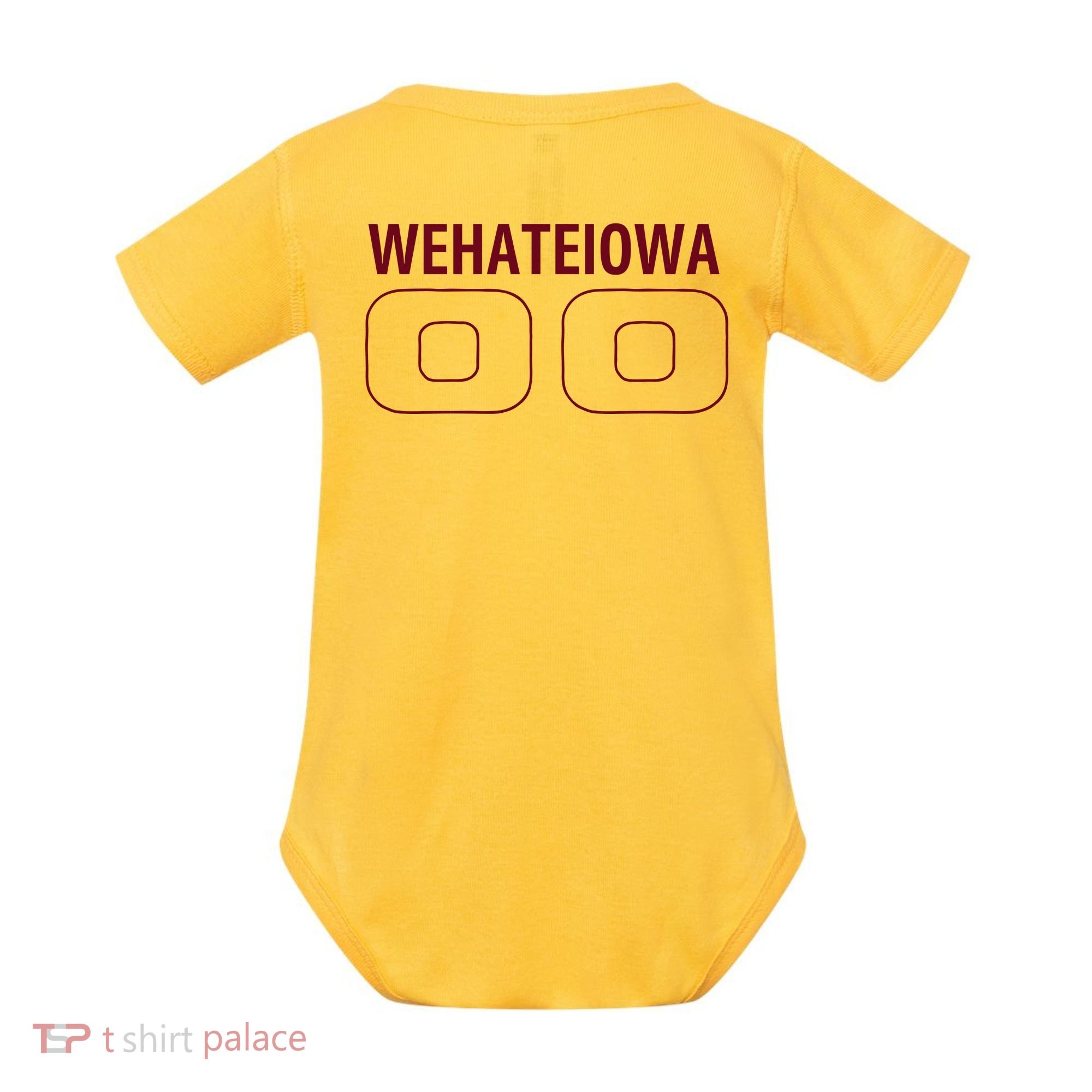 Who Hates Iowa Wehateiowa 00 Classic Baby Bodysuit