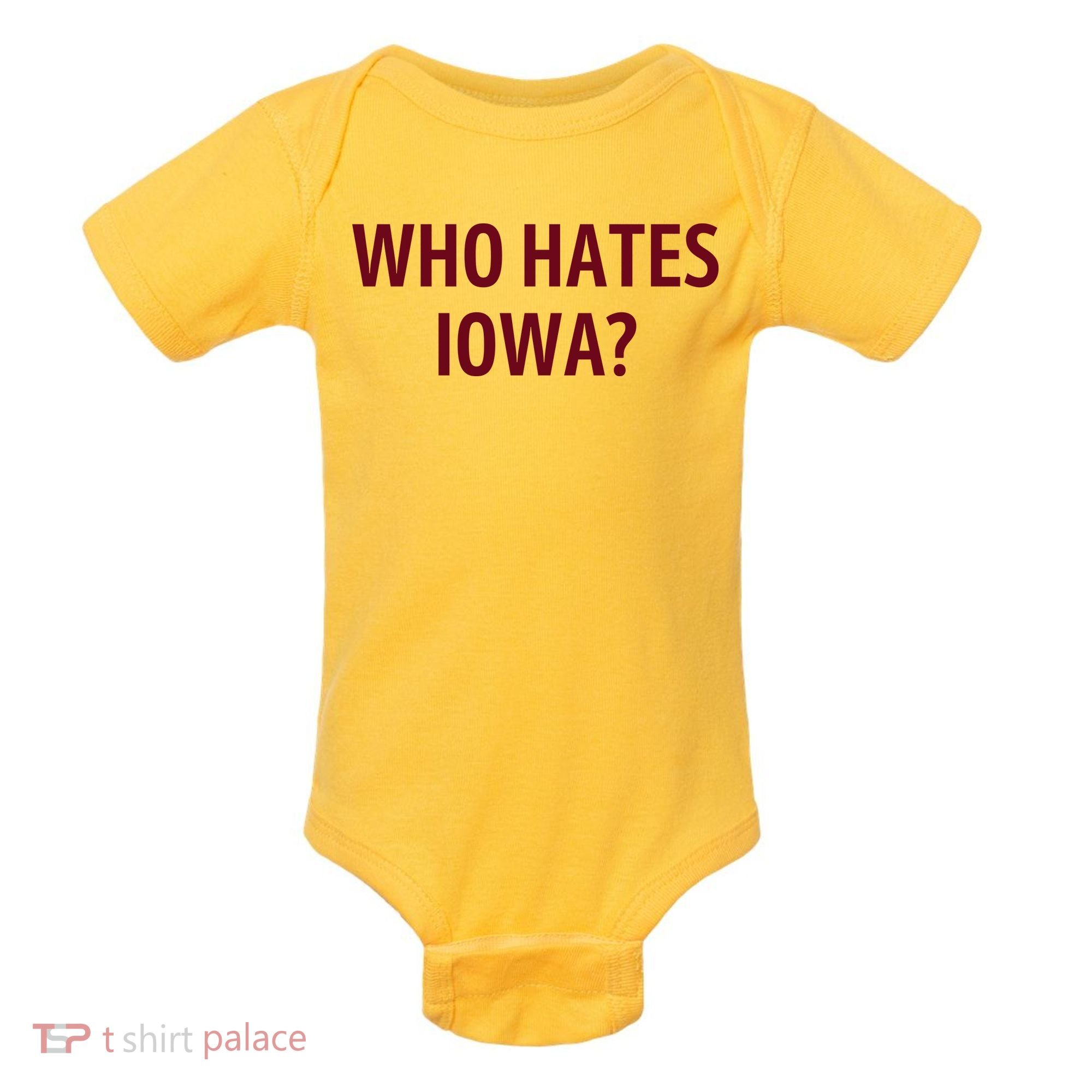 Who Hates Iowa Wehateiowa 00 Classic Baby Bodysuit