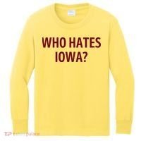 Who Hates Iowa Wehateiowa 00 Classic Kids Long Sleeve Shirt thumb 0