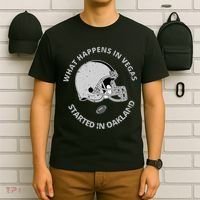 What Happens In Vegas Started In Oakland T-Shirt thumb 6