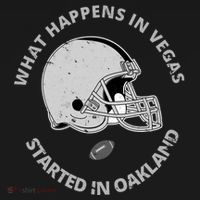 What Happens In Vegas Started In Oakland Women's Hoodie thumb 2