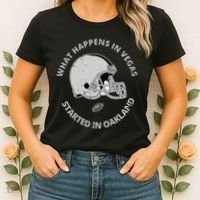What Happens In Vegas Started In Oakland Women's T-Shirt thumb 2