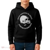 What Happens In Vegas Started In Oakland Kids Hoodie thumb 4