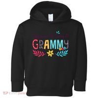 Womens Happiness Is Being A Grammy Floral Decoration Grandma Toddler Hoodie thumb 0