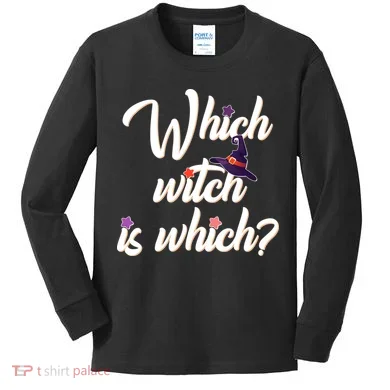Which Witch Is Which? Kids Long Sleeve Shirt