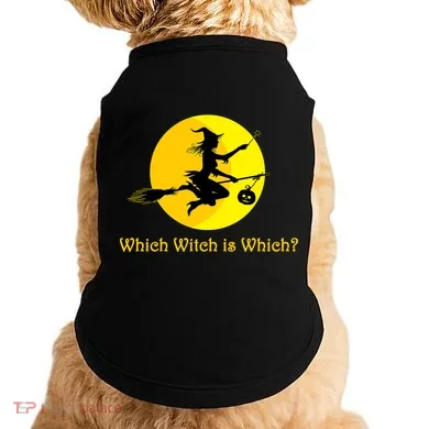 Which Witch is Which? Funny Halloween Doggie Tank