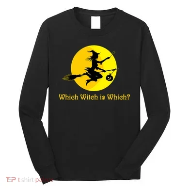 Which Witch is Which? Funny Halloween Long Sleeve Shirt