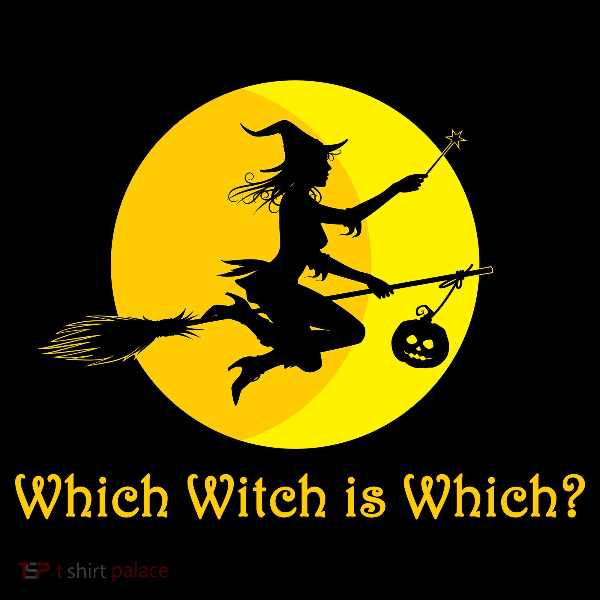 Which Witch is Which? Funny Halloween Mousepad