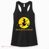 Which Witch is Which? Funny Halloween Women's Tank Top thumb 0