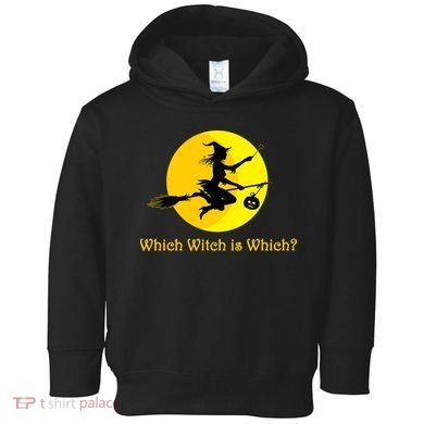 Which Witch is Which? Funny Halloween Toddler Hoodie