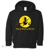 Which Witch is Which? Funny Halloween Toddler Hoodie thumb 0