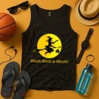 Which Witch is Which? Funny Halloween Tank Top thumb 4