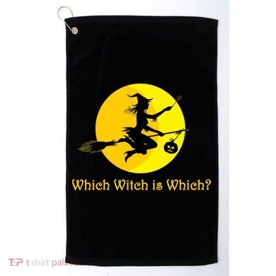 Which Witch is Which? Funny Halloween Golf Towel