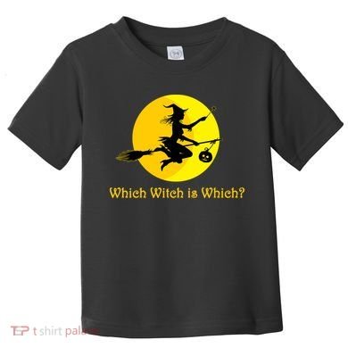 Which Witch is Which? Funny Halloween Toddler T-Shirt
