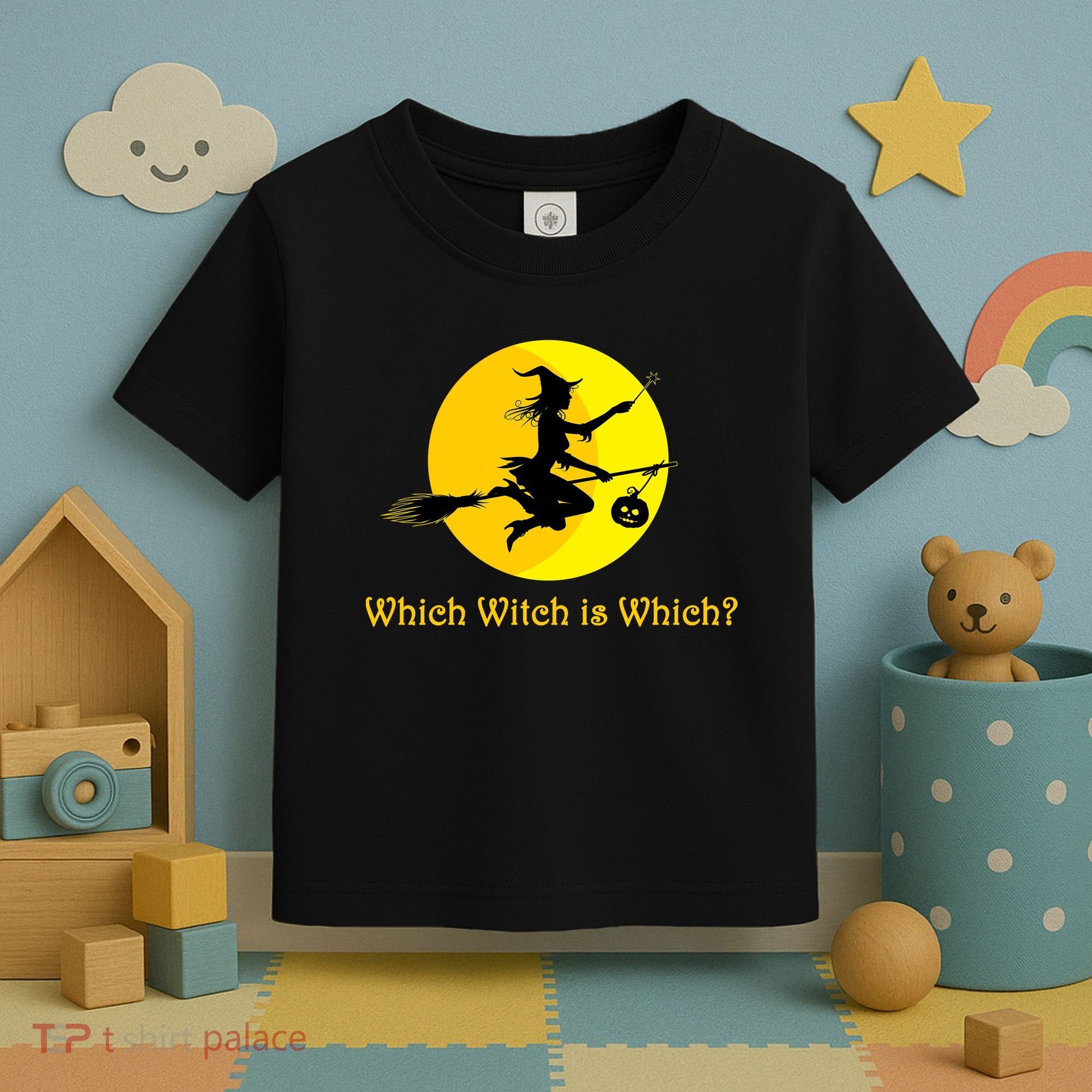 Which Witch is Which? Funny Halloween Toddler T-Shirt