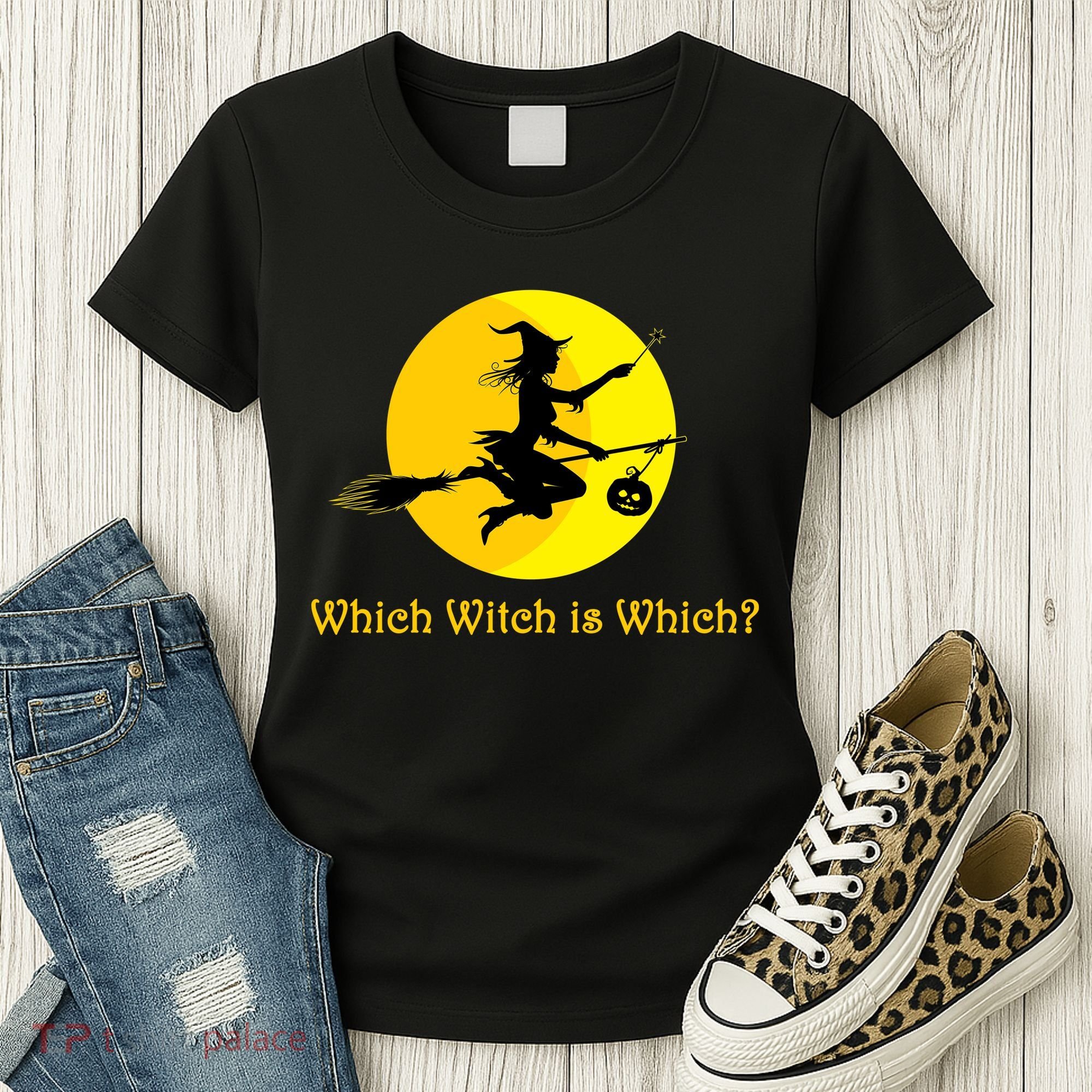 Which Witch is Which? Funny Halloween Women's T-Shirt