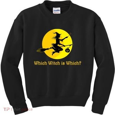 Which Witch is Which? Funny Halloween Kids Sweatshirt