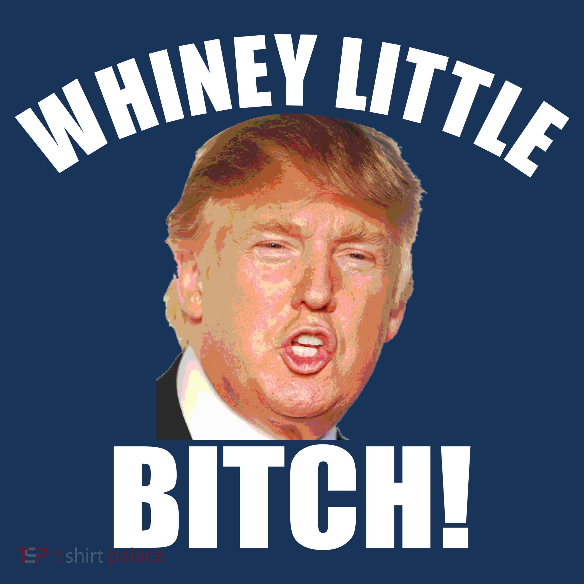 Whiney Little Bitch! Trump Hillary For President T-Shirt