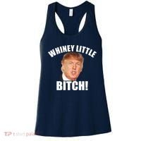 Whiney Little Bitch! Trump Hillary For President Women's Tank Top thumb 0