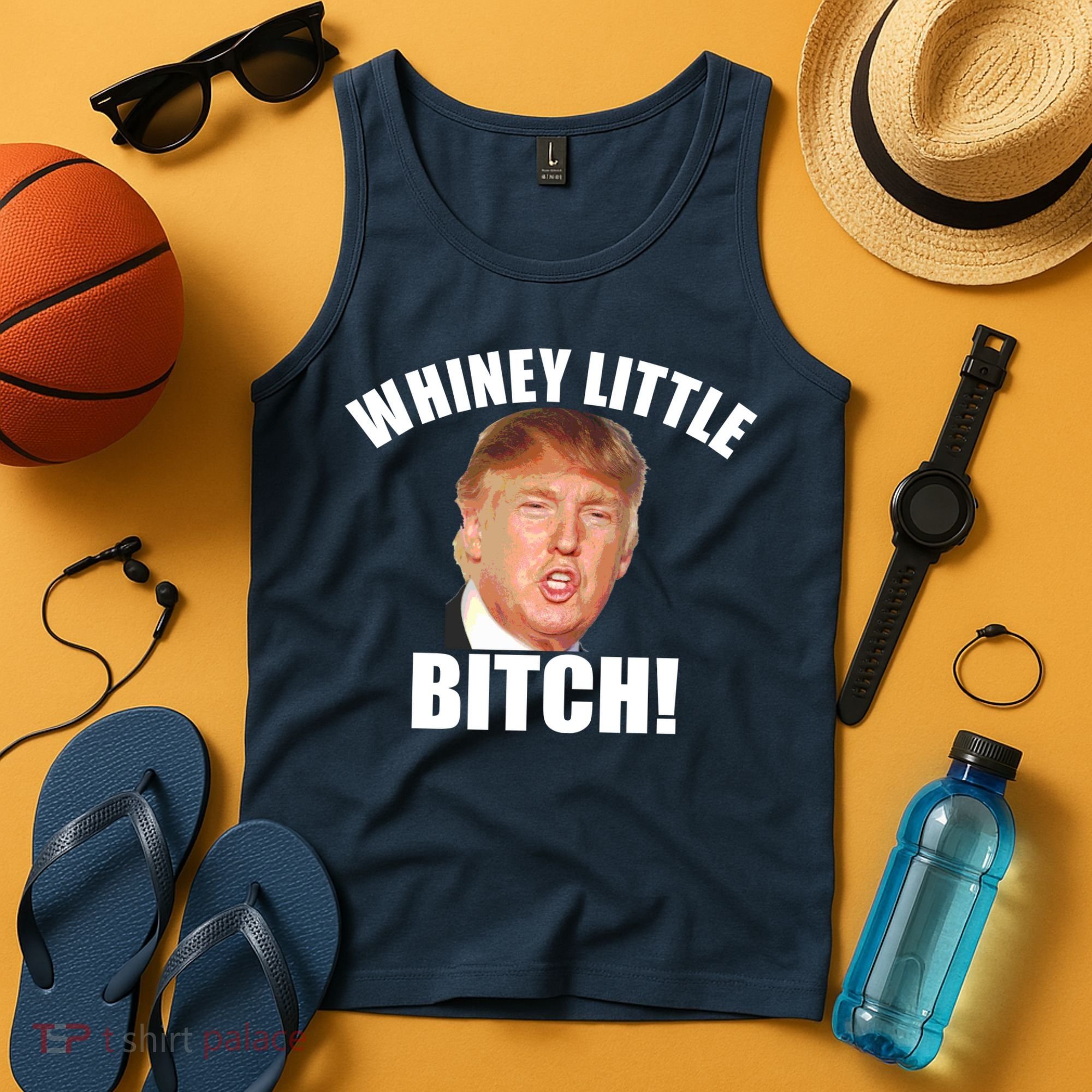 Whiney Little Bitch! Trump Hillary For President Tank Top