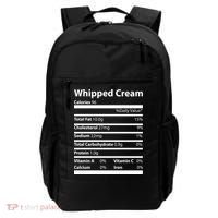 Whipped Cream Nutritional Facts Funny Thanksgiving Backpack thumb 0