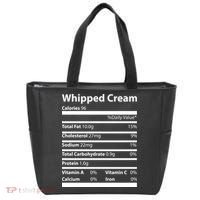Whipped Cream Nutritional Facts Funny Thanksgiving Tote Bag thumb 0