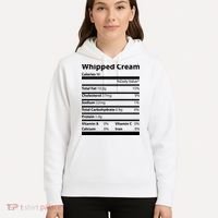 Whipped Cream Nutritional Facts Funny Thanksgiving Hoodie thumb 5