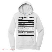 Whipped Cream Nutritional Facts Funny Thanksgiving Women's Hoodie thumb 0