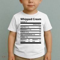 Whipped Cream Nutritional Facts Funny Thanksgiving Toddler T-Shirt thumb 2