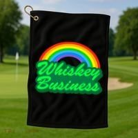 Whiskey Business Golf Towel thumb 1