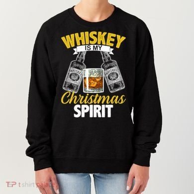 Whiskey Is My Christmas Spirit Women's Sweatshirt